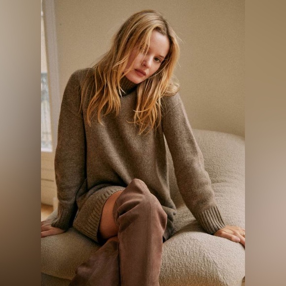 Sezane Paulie Yak Sweater Dress Sezane Paulie Yak Sweater Dress